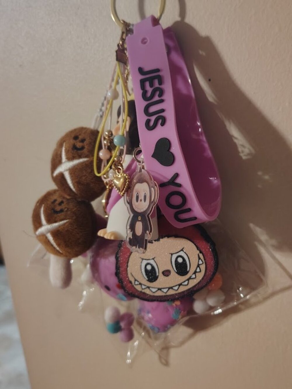 Custom Made Jesus, Labubu Keychain Bundle - Picture 4 of 5